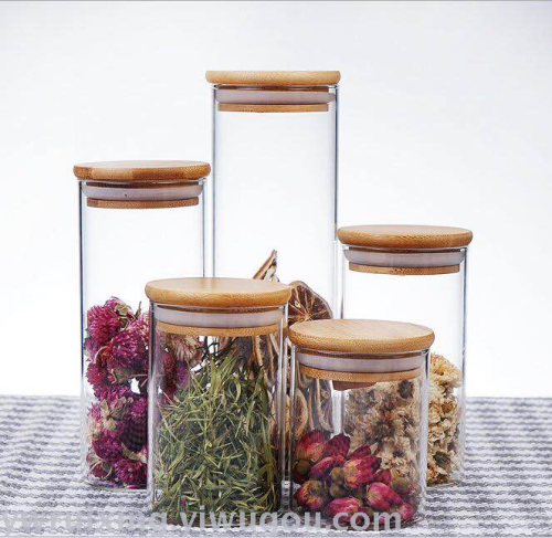 borosilicate glass jar glass sealed can