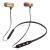 Neck type bluetooth headset sports wireless music headset with M15 true stereo metal magnetic earphone