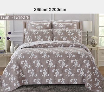 Contracted and modern pastoral style yarn-dyed cotton-polyester jacquard quilt is air-conditioned and cool in summer
