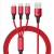 Apple iPhone android type-c one tow three USB data tiger weave 3A phone charging cable