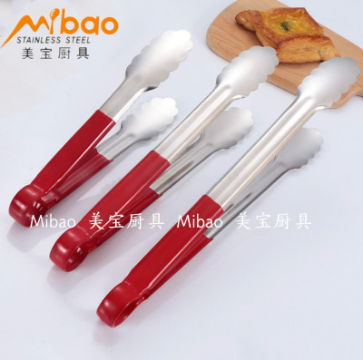 Stainless steel bread clip barbecue clip steak clip shredded cake clip salad clip ice