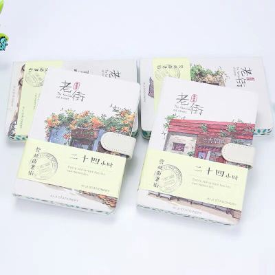 New old street retro pocket book small fresh stationery notebook notepad color inside pocket book gift