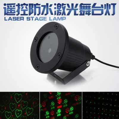 Or laser light Red green two-color lawn lamp ground lamp or Garden Christmas lawn lamp