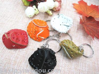 Small baseball glove key ring pendant factory small baseball glove key ring custom small gloves wholesale