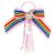 New Year European and American Children Shimmering Powder Sequins Bow Rubber Band Hair Band Tassel Unicorn Festival Princess Ribbon Headdress Flower