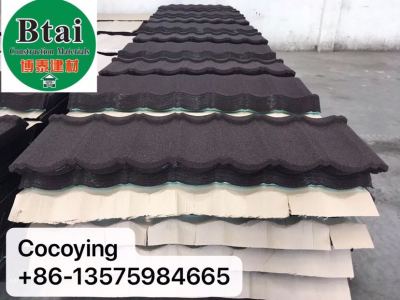 Specializing in the production of color stone steel roofing professional export to Africa