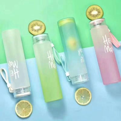 500ml frosted handle water cup