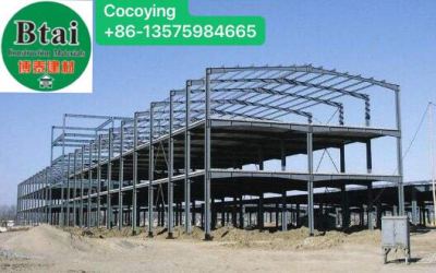 Steel structure house factory building color steel tile house