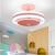 Modern Ceiling Fan Flush Mount Fans with Lights Remote Control Low Profile Ceiling Light Blade Smart Industrial Kitchen