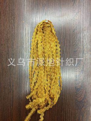 Manufacturers direct core line golden curved lace 0.6cm wide national clothing accessories