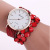 A Korean velvet bracelet watch water diamond ring watch Geneva ultra thin long belt watch