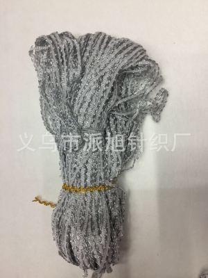 Manufacturer direct package core line silver middle curve lace 0.6cm wide ethnic clothing accessories