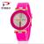Hot new color Rome scale jelly color silicone table middle school students watch a consignment of goods