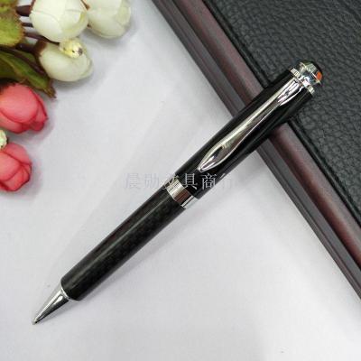 Carbon Fiber Ballpoint Pen Signature Pen Business Gift Metal Advertising Marker Carbon Fiber Pen Custom Logo Direct Sales
