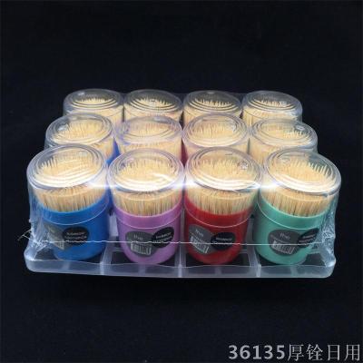 Bamboo toothpicks wholesale plastic canned toothpicks