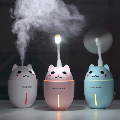 Mini usb multi-function 3-in-1 pet humidifier humidifier