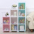 Children's toys storage cabinet unit combined type baby wardrobe plastic wardrobe storage cabinet