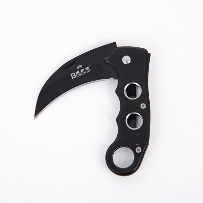 Opp bag independently holds 830 quality folding knives yangjiang outdoor knives mini knife folding knife defensive claw knife