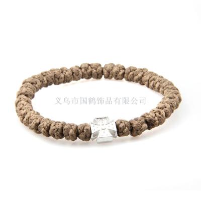 Prayer beads prayer bracelet cross knitting bracelet