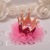 Children's crown hair clip sissi princess same style pearl silk tiara stage performance party birthday hair accessories
