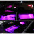 12led Colorful Car Atmosphere Light Car Decoration Sole Atmosphere Rhythm Lamp One Drag Four RGB No Modification