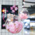 Spot 4-60cm transparent plastic decoration Christmas ball shopping mall layout ps crystal hollow hanging ball immortal flower ball