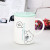 [Leiwo Ceramics] Cute Embossed Bear Ceramic Cup with Cover with Spoon Mug