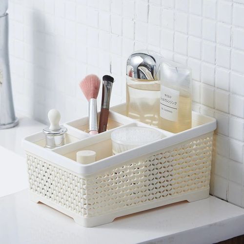 imitation bead curtain multi-grid cosmetics skin care products remote control desktop storage box living room multifunctional creative storage box