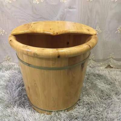 Wood Foot Tub, Health Care Foot Bath Barrel Foot Tub Retail Barrel Feet Bathing Tub