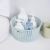 Plastic storage basket creative circular imitation rattan storage basket with lid basket fashion hollow out bath basket