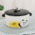 Three-Dimensional Panda Ceramic Bowl Creative Gift Instant Noodle Bowl Cartoon Cute Panda Porcelain Bowl One Piece Dropshipping Tableware