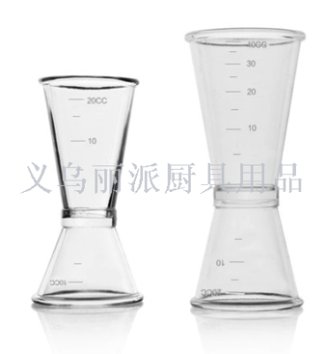 Transparent PC resin ounce cup double end measuring cup measuring cup milk tea utensils baking tools measuring spoon