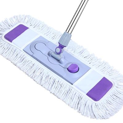 Flat - bed mop large rotary household hand - free lazier mopping god of cotton thread mop head replacement cloth large m