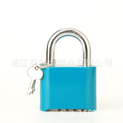 Manufacturers supply household door password lock password lock bottom four wheel password lock zinc alloy padlock