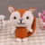 Travel Cute Wool Felt Souvenir Poke Finished Toy Smile Fox Crafts Factory Customization
