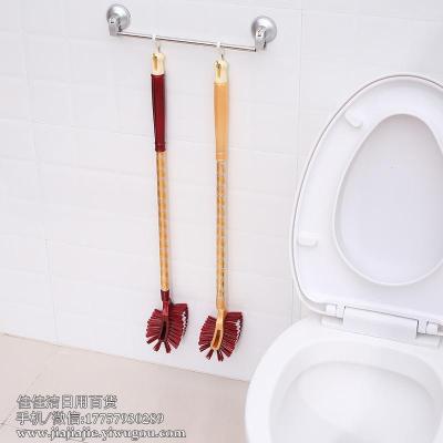 KQ Double-Sided Thickened Long Handle Go to the Dead End Metal Aluminum Tube Toilet Brush Toilet Cleaning Gap Brushes Sanitary Brush