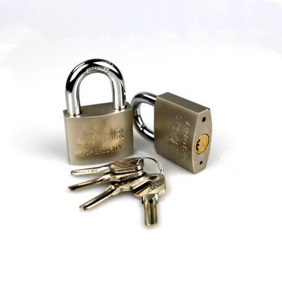Manufacturers supply 40MM arc atom HMBR copper core iron lock open waterproof anti-theft door lock
