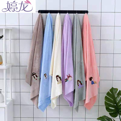 Ting long coral velvet towel with big hot style super absorbent towel