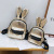 South Korean version of the children's bags  new backpack female cute dazzle sequin rabbit ears small backpack bag