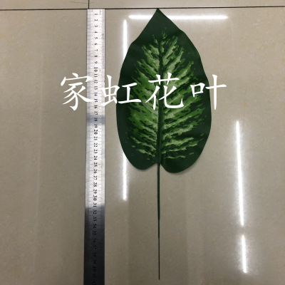 Silk-screen printing of evergreen leaves artificial artificial leaves artificial leaves artificial plant leaves