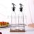 Kitchen dressing flask combination glass dressing flask rack dressing flask