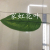 Film screen printing million years of green leaf size simulation leaf