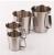 Stainless steel milk cup scale cup measuring cup milk tea cup kitchen baking cup measuring cup measuring spoon 0.5-2l