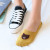 Hot style spring/summer female cotton shallow-mouth low-top south Korean bear silica gel slip-proof invisible socks for female socks