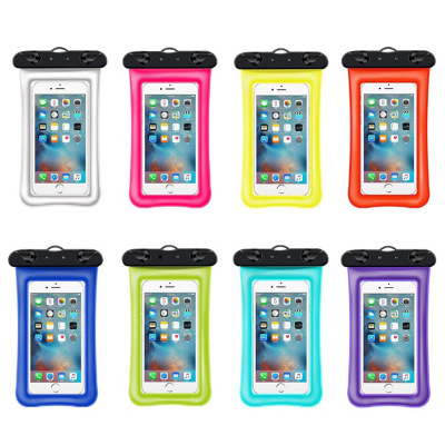 Inflatable mobile phone waterproof bag new touch screen swimming transparent mobile phone bag floating air bag mobile phone waterproof case