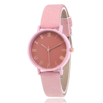 Belt lady watch spray oil shell new female watch color jelly table girl student table a hair