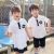 Class uniform summer Korean school wind boys and girls short sleeve shirt set junior high school students uniform