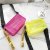 Jelly bag 2019 new transparent bag female Korean fashion hand satchel versatile single-shoulder broadband square bag