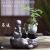 Ceramic crafts fish atomizer humidifier Zen Tea room courtyard creative counter flowing furnishing pieces