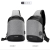 2019 New Chest Bag Fashion Trend with Earphone Hole USB Interface Men's Shoulder Crossbody Bag Factory Direct Sales